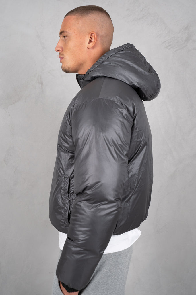 Core Reversible Boxy Puffer Jacket - Black