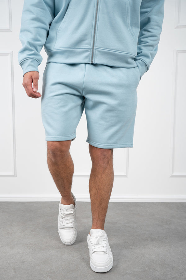 Relaxed Fit Shorts - Light Blue