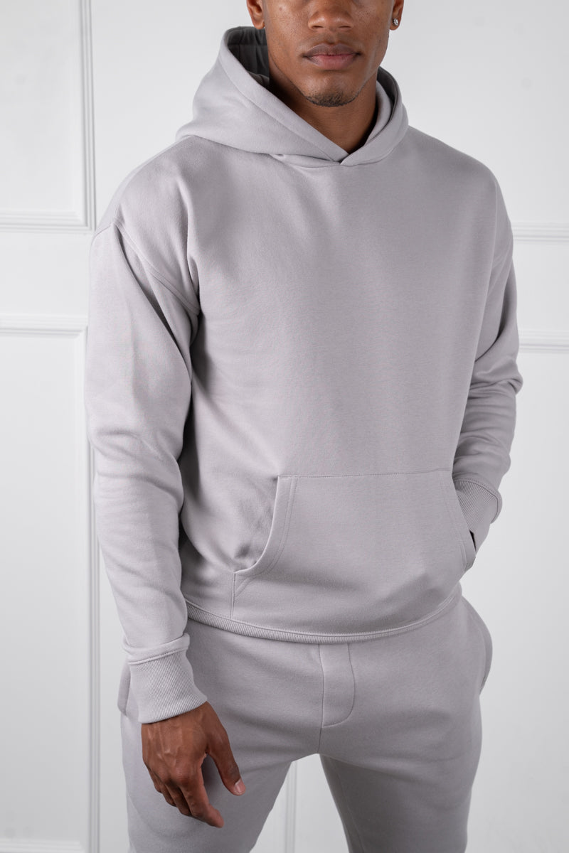 Slim Fit Hoodie - Grey