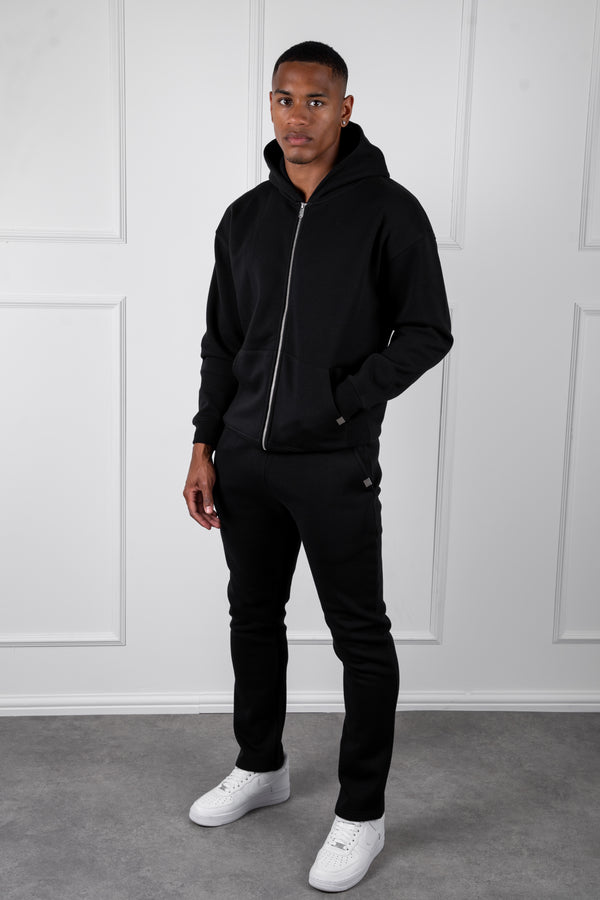Straight Leg Jogger - Black