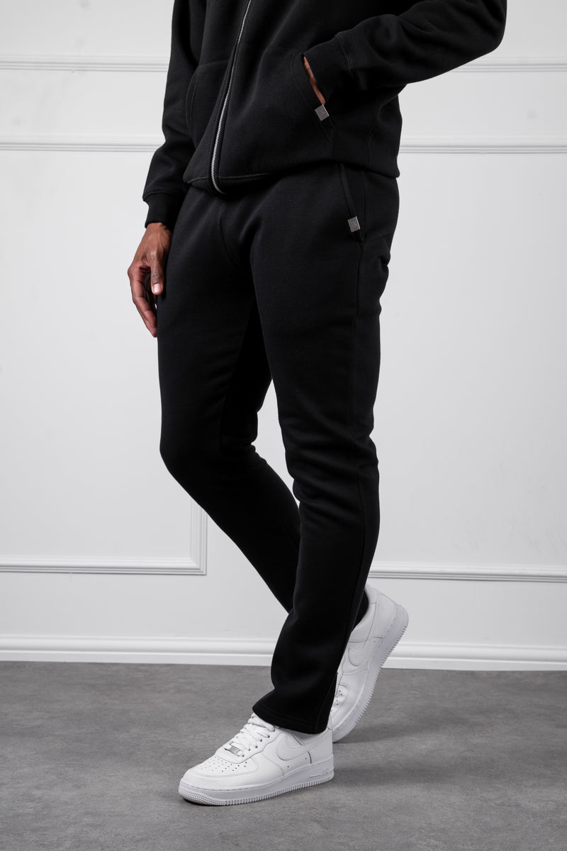 Straight Leg Jogger - Black