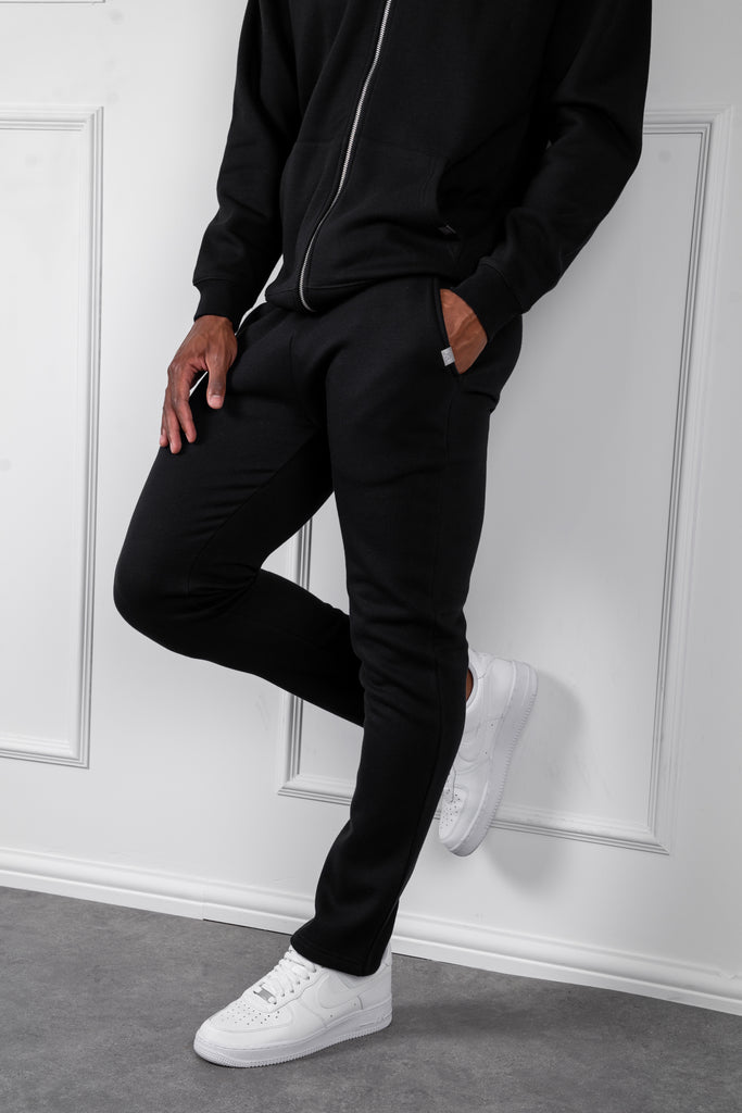 Straight Leg Jogger - Black