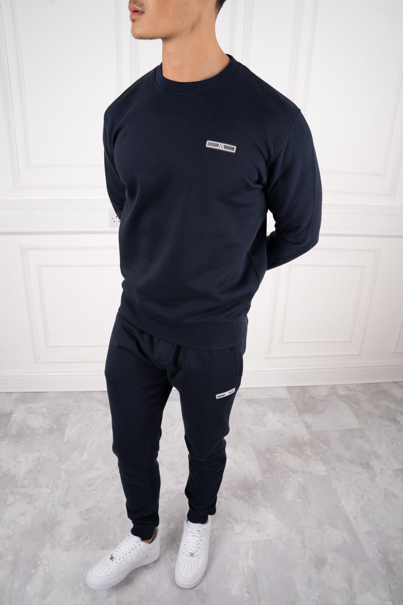 Day To Day Crew Neck Sweatshirt - Navy