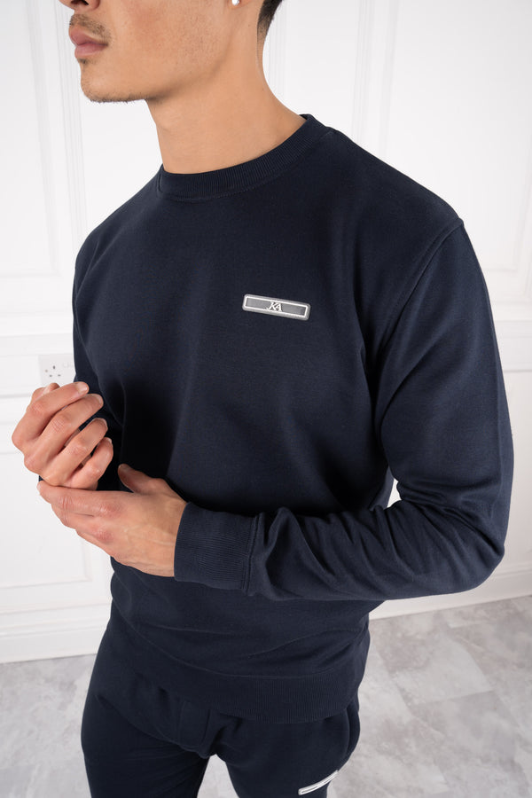 Day To Day Crew Neck Sweatshirt - Navy