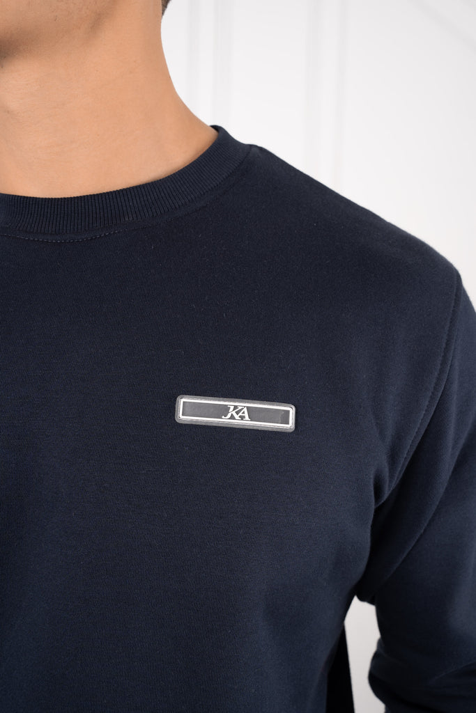 Day To Day Crew Neck Sweatshirt - Navy