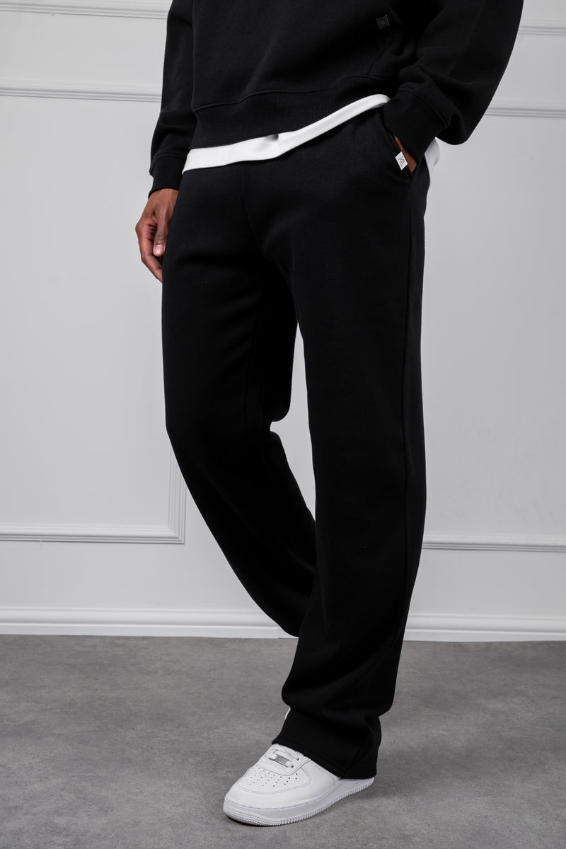 Oversized Boxy Hoodie - Black