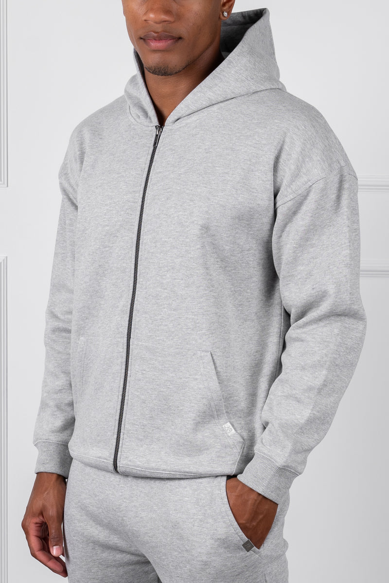 Straight Leg Jogger - Grey Marl