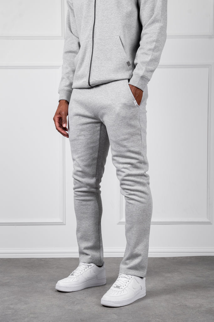Straight Leg Jogger - Grey Marl