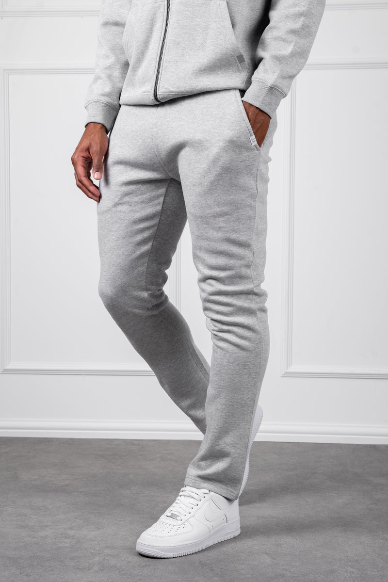 Straight Leg Jogger - Grey Marl