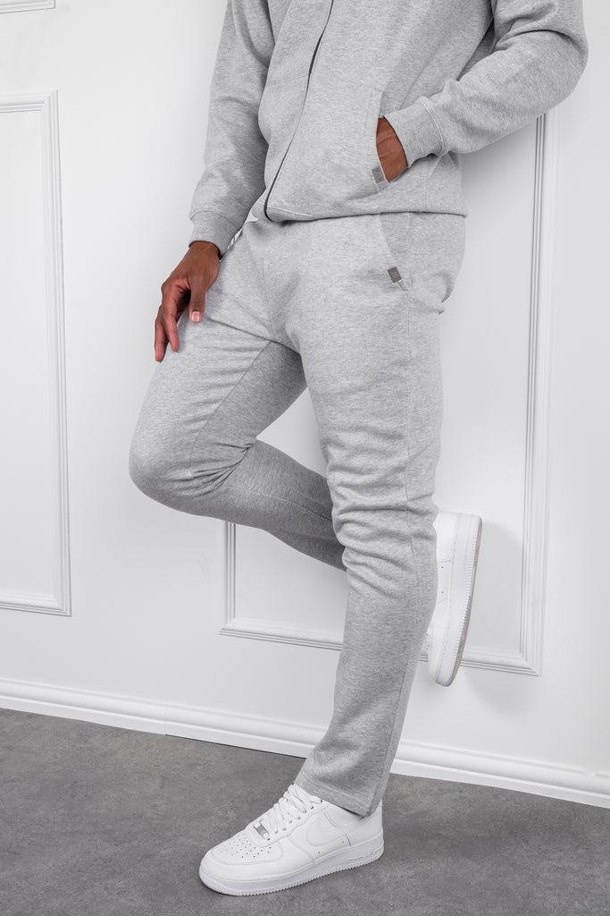Straight Leg Jogger - Grey Marl