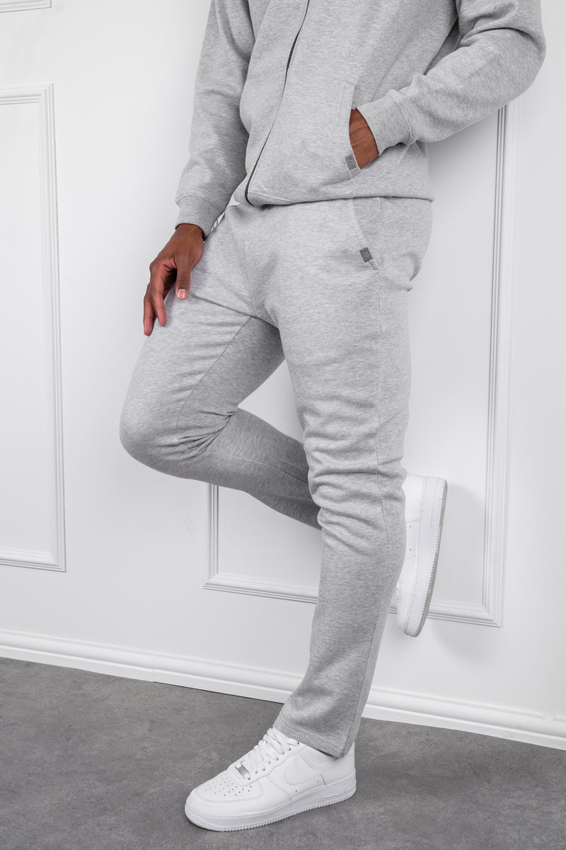 Straight Leg Jogger - Grey Marl