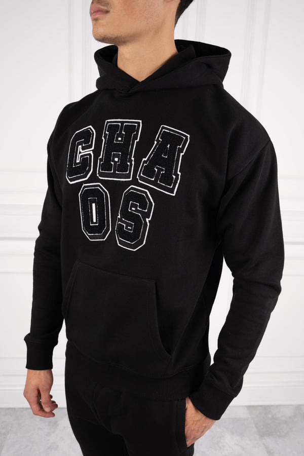 Chaos Boucle Slim Fit Full Tracksuit - Black