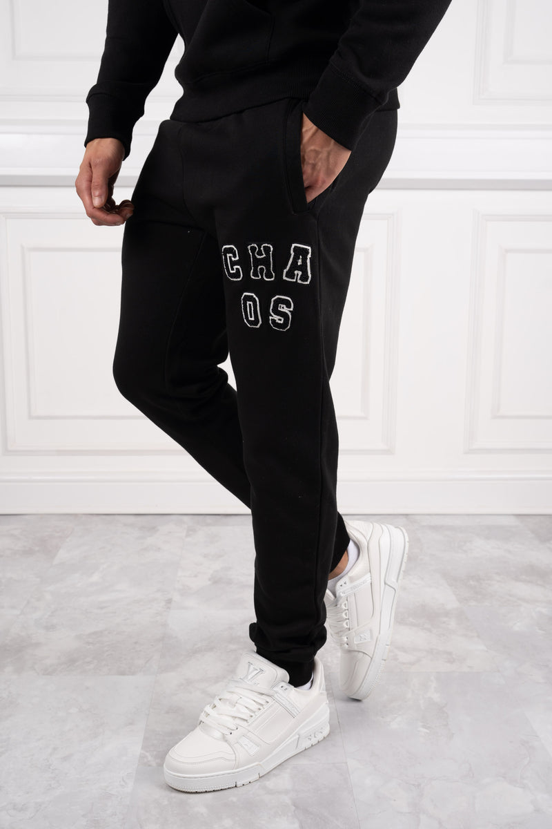 Chaos Boucle Slim Fit Full Tracksuit - Black