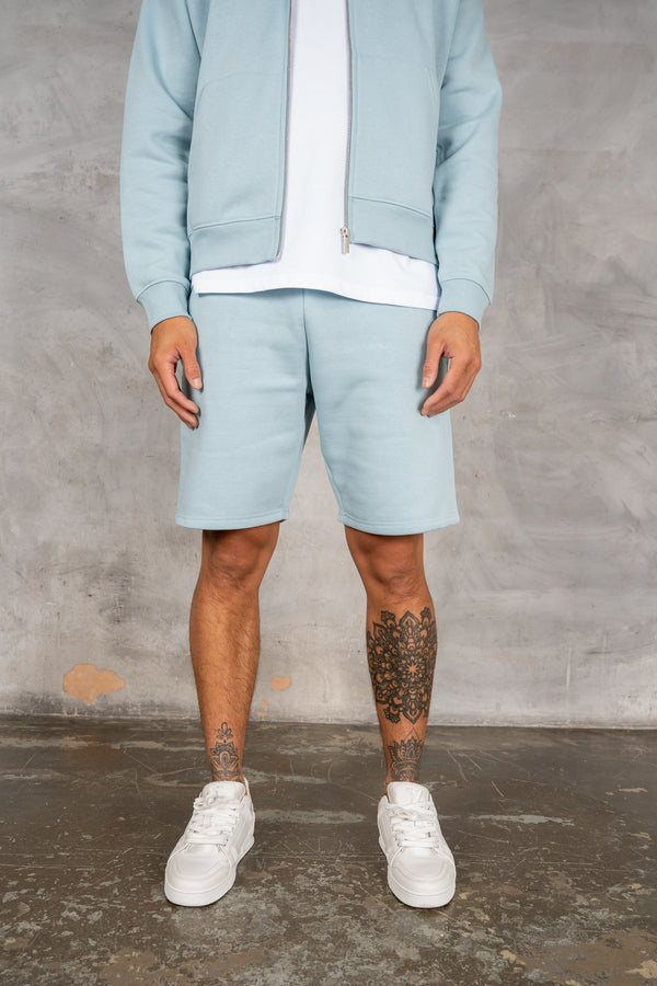 Relaxed Fit Shorts - Light Blue