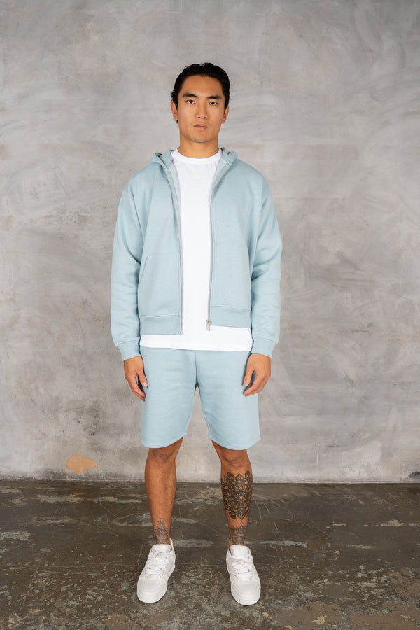 Relaxed Fit Shorts - Light Blue