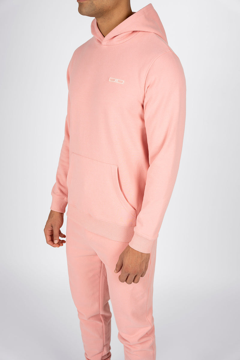 Day To Day Slim Fit Full Tracksuit - Pastel Pink