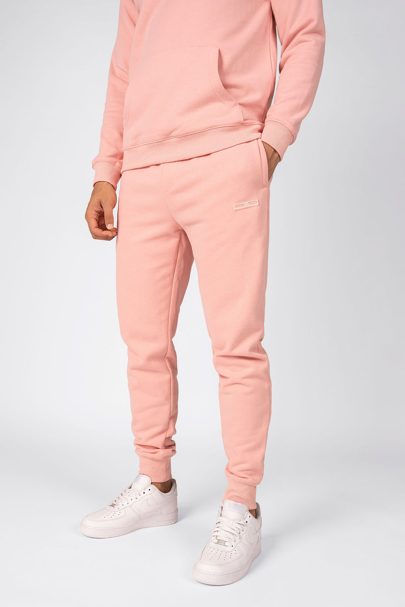 Day To Day Slim Fit Full Tracksuit - Pastel Pink
