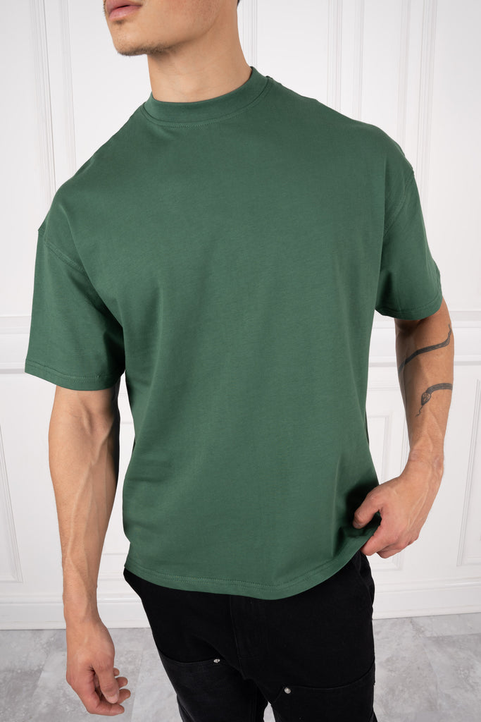 Day To Day Oversized T-Shirt - Forest Green