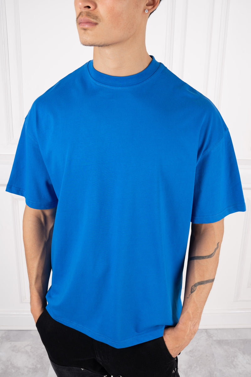 Day To Day Oversized T-Shirt - Cobalt Blue