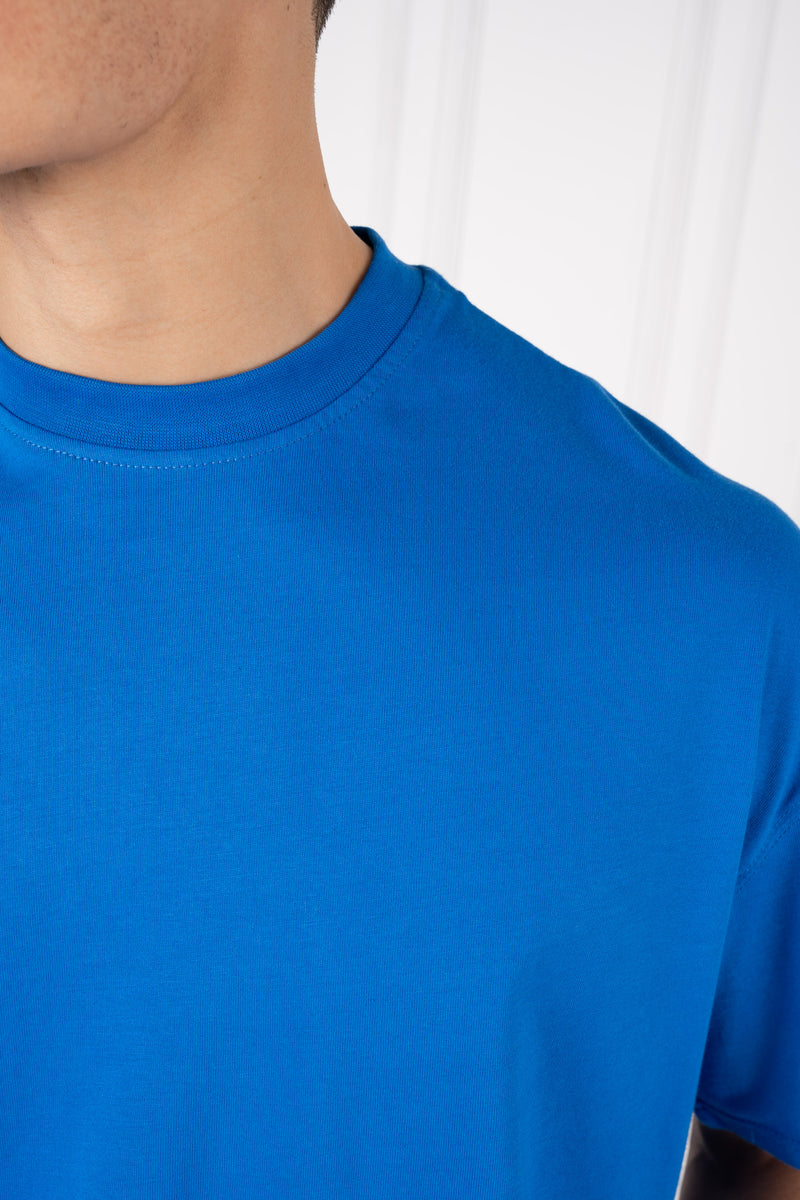 Day To Day Oversized T-Shirt - Cobalt Blue