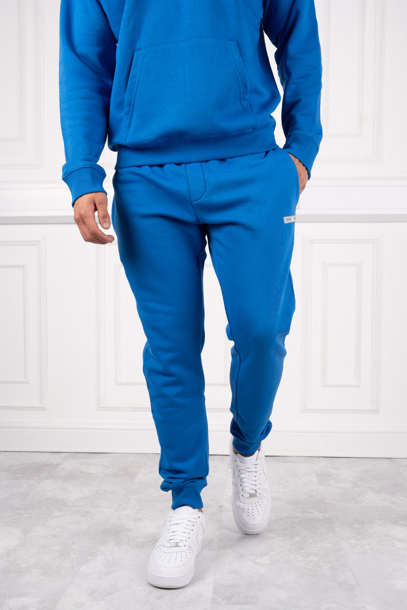 Day To Day Slim Fit Full Tracksuit - Cobalt Blue