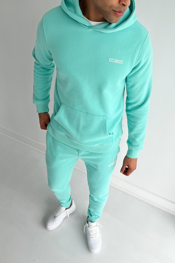Day To Day Slim Fit Full Tracksuit - Mint