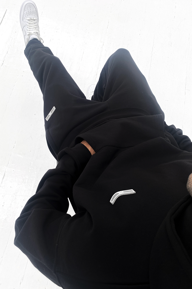 Day To Day Oversized Hoodie - Black