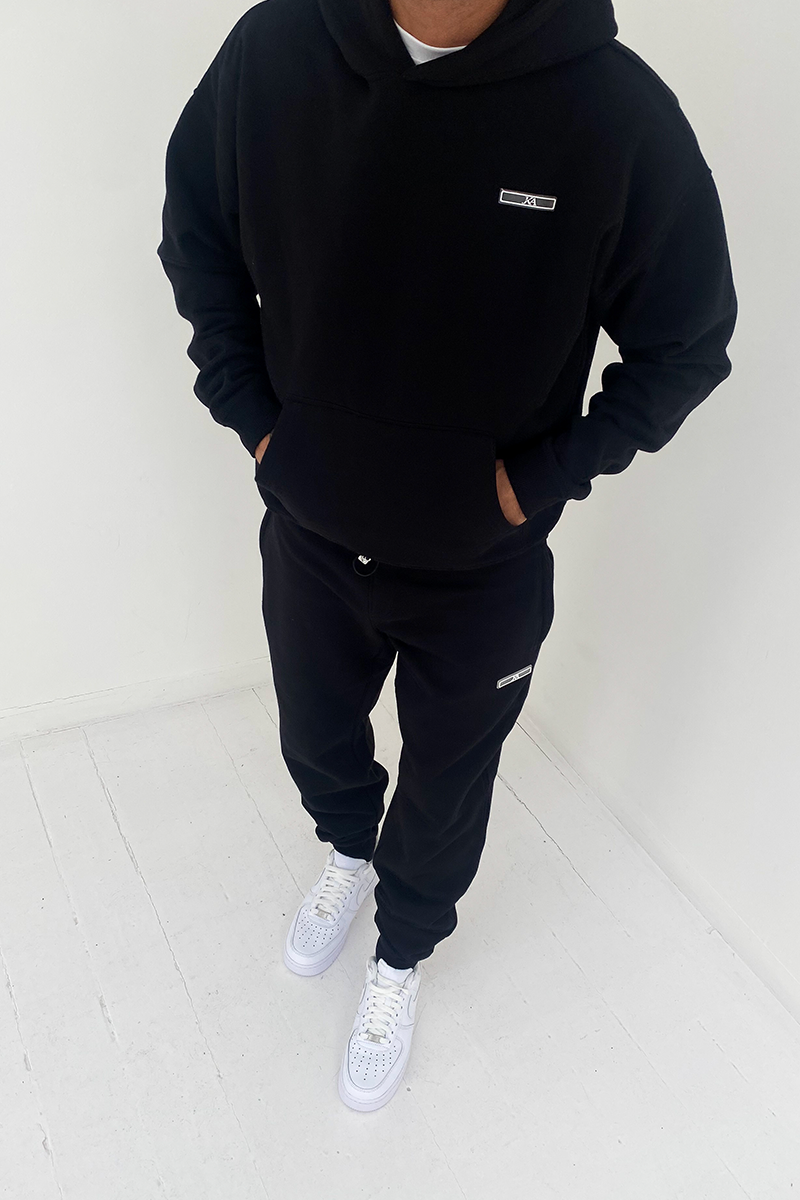 Day To Day Oversized Hoodie - Black