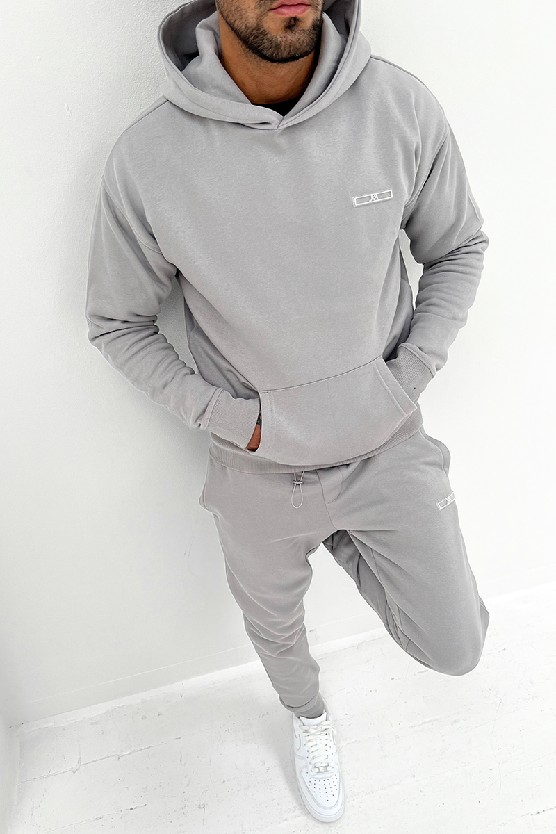 Day To Day Slim Fit Hoodie - Grey