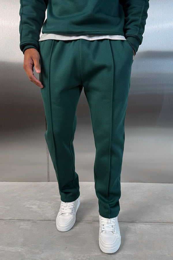 Relaxed Pintuck Joggers - Dark Teal