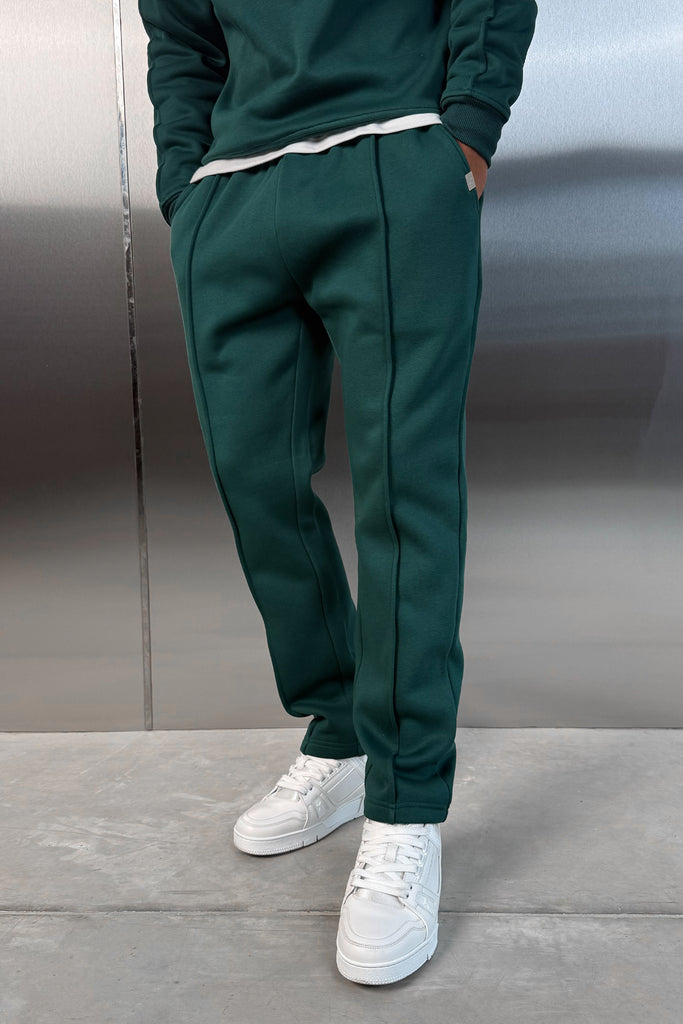 Relaxed Pintuck Joggers - Dark Teal