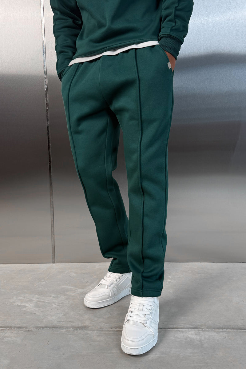 Relaxed Pintuck Joggers - Dark Teal