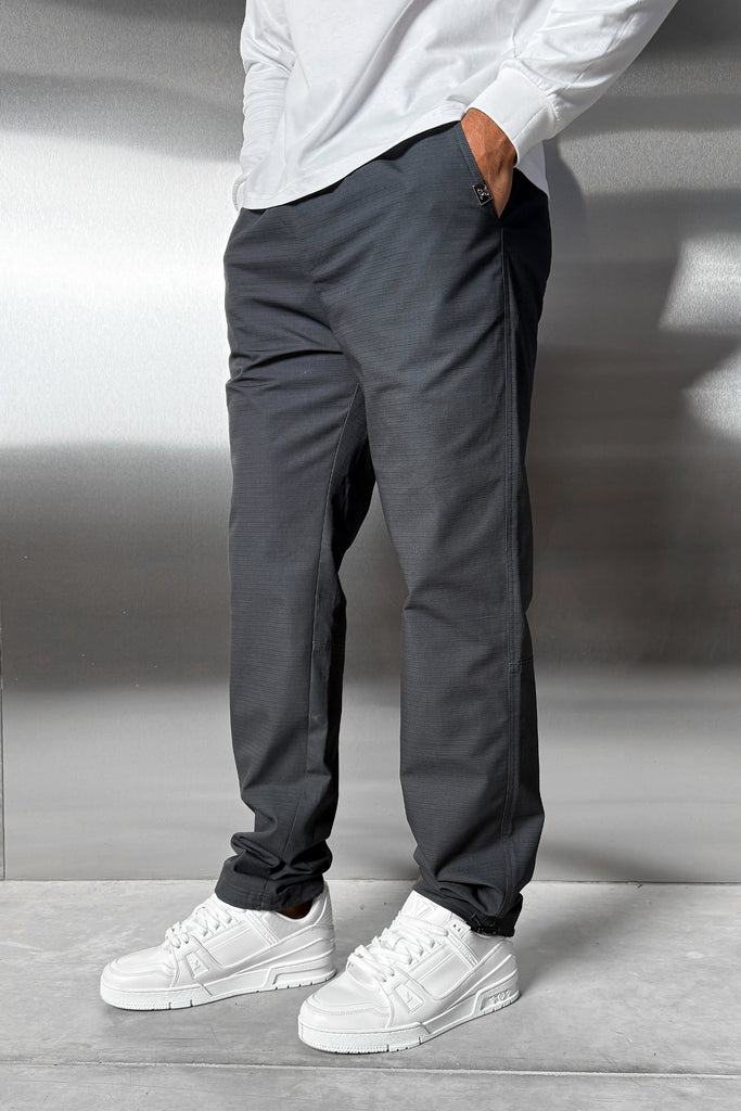 Essential Ripstop Straight Leg Cargo Pant - Charcoal