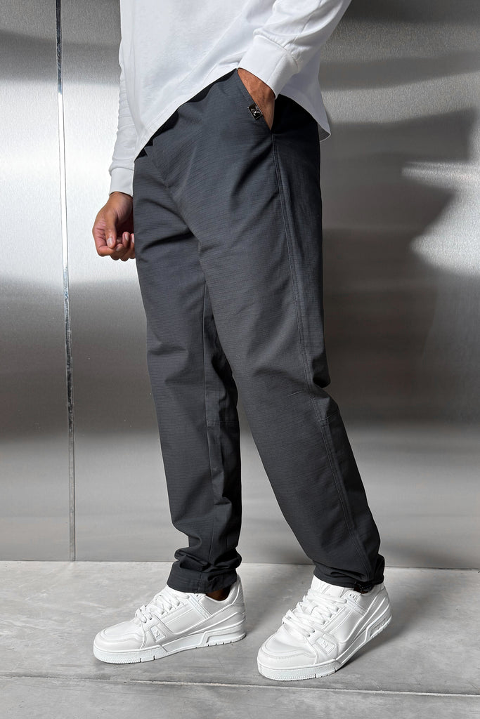 Essential Ripstop Straight Leg Cargo Pant - Charcoal