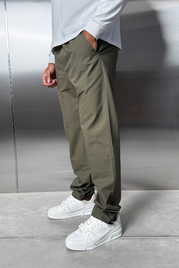 Essential Ripstop Straight Leg Cargo Pant - Khaki