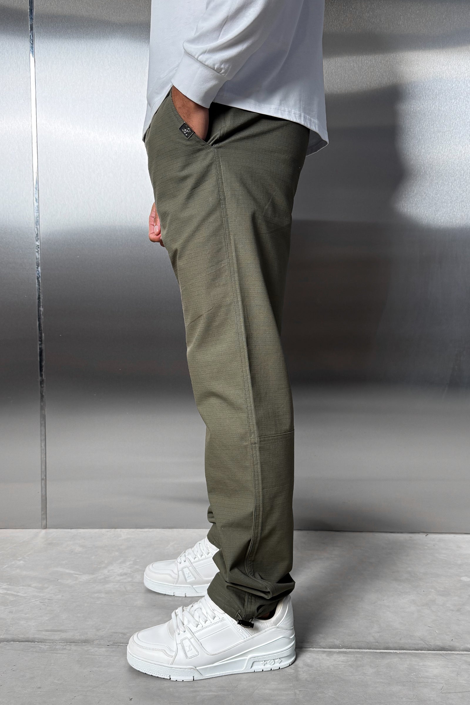 Essential Ripstop Straight Leg Cargo Pant - Khaki