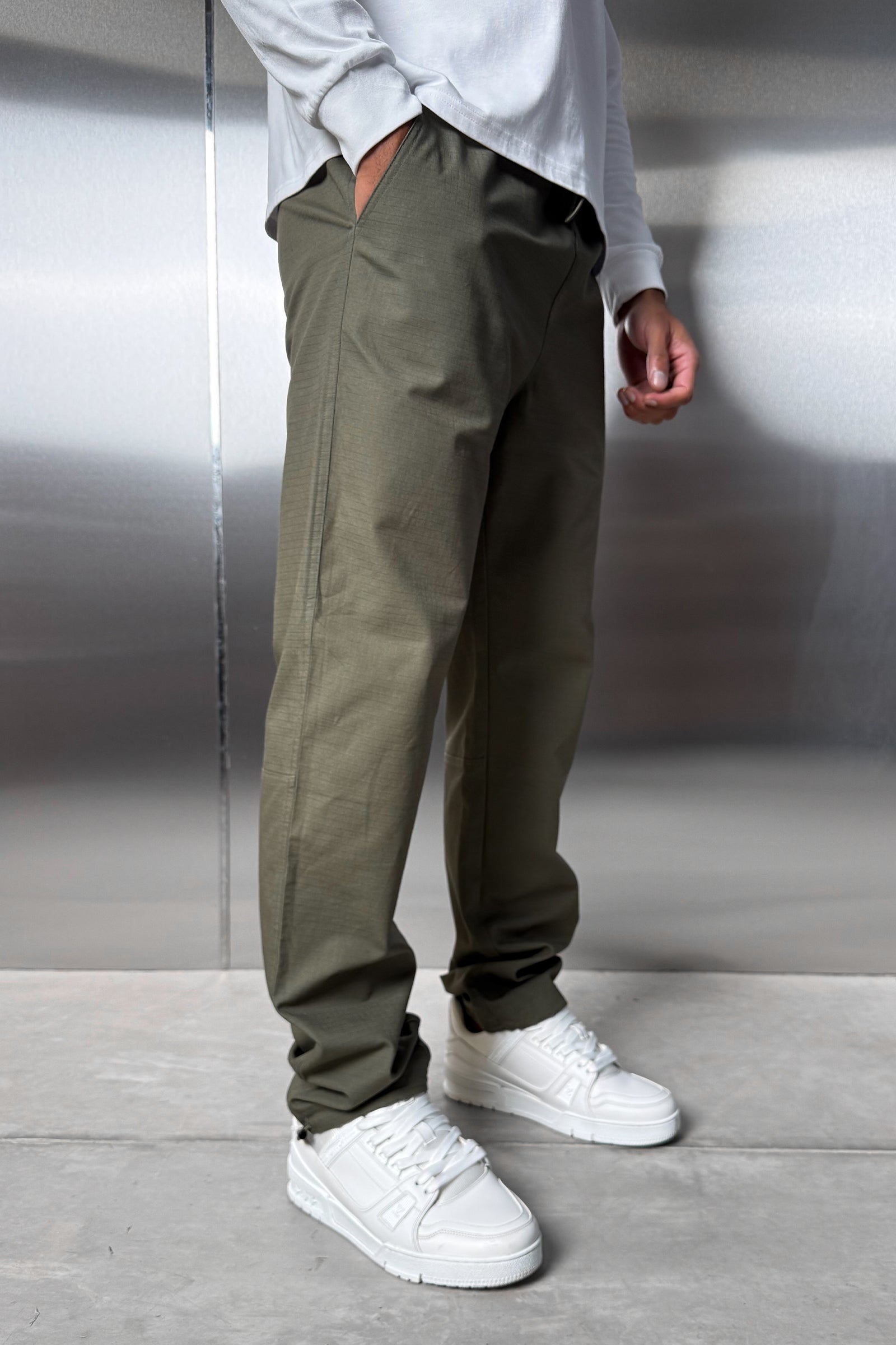 Essential Ripstop Straight Leg Cargo Pant - Khaki