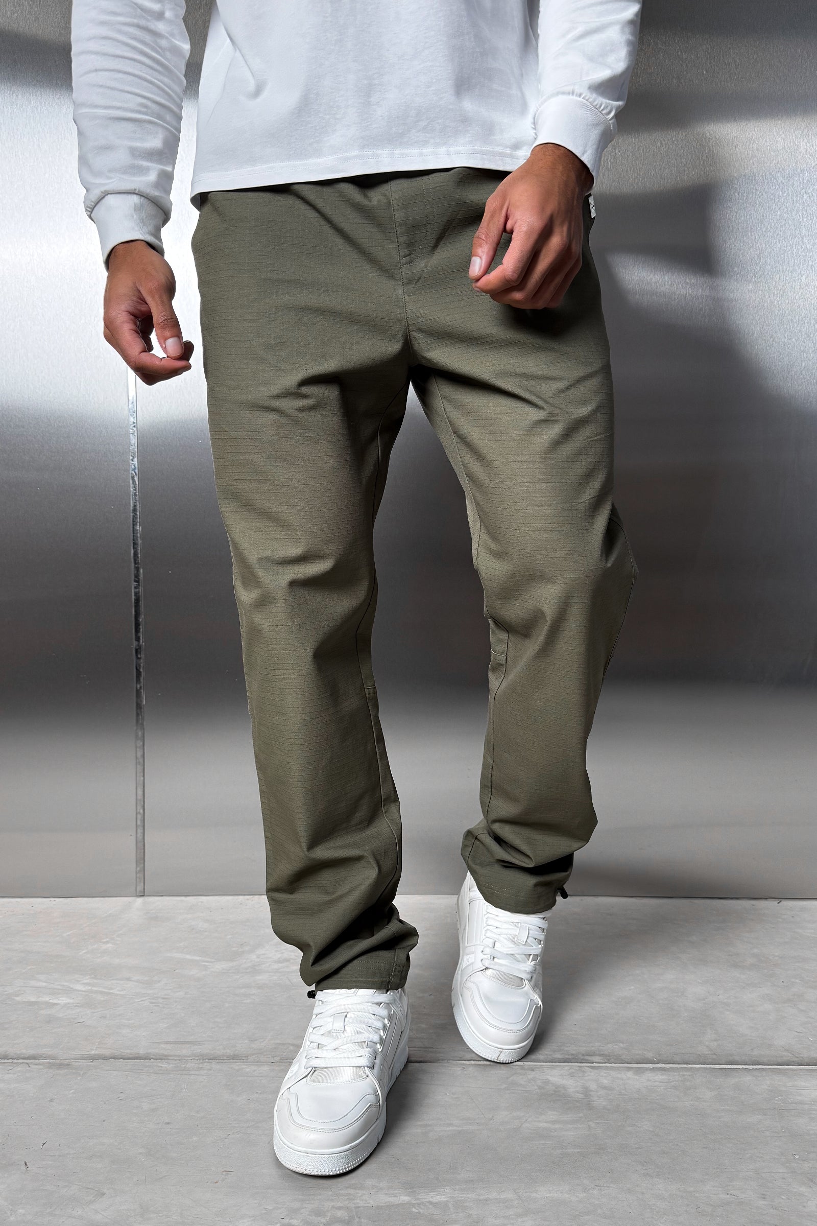 Essential Ripstop Straight Leg Cargo Pant - Khaki