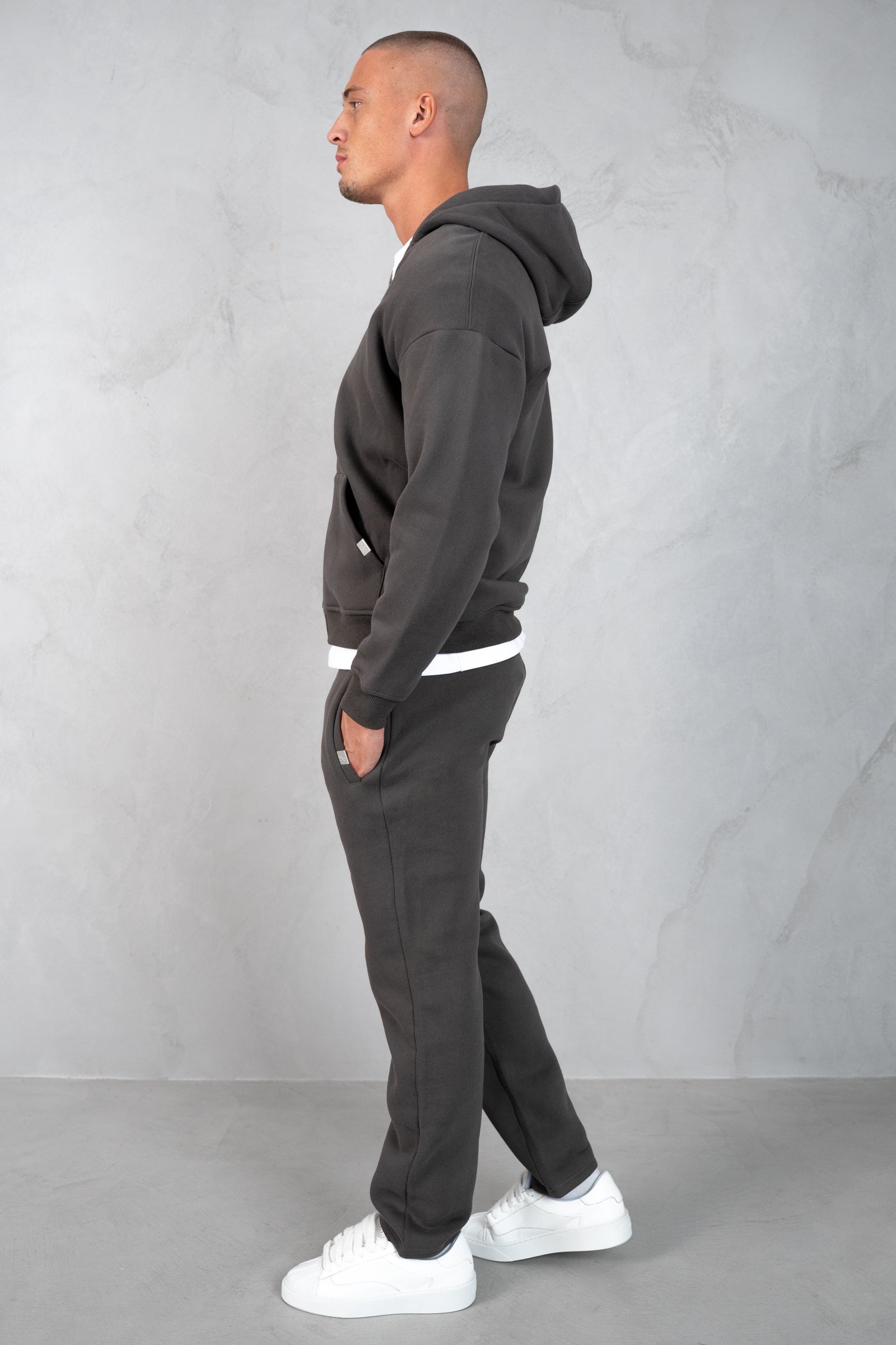 Essential Straight Leg Jogger - Charcoal