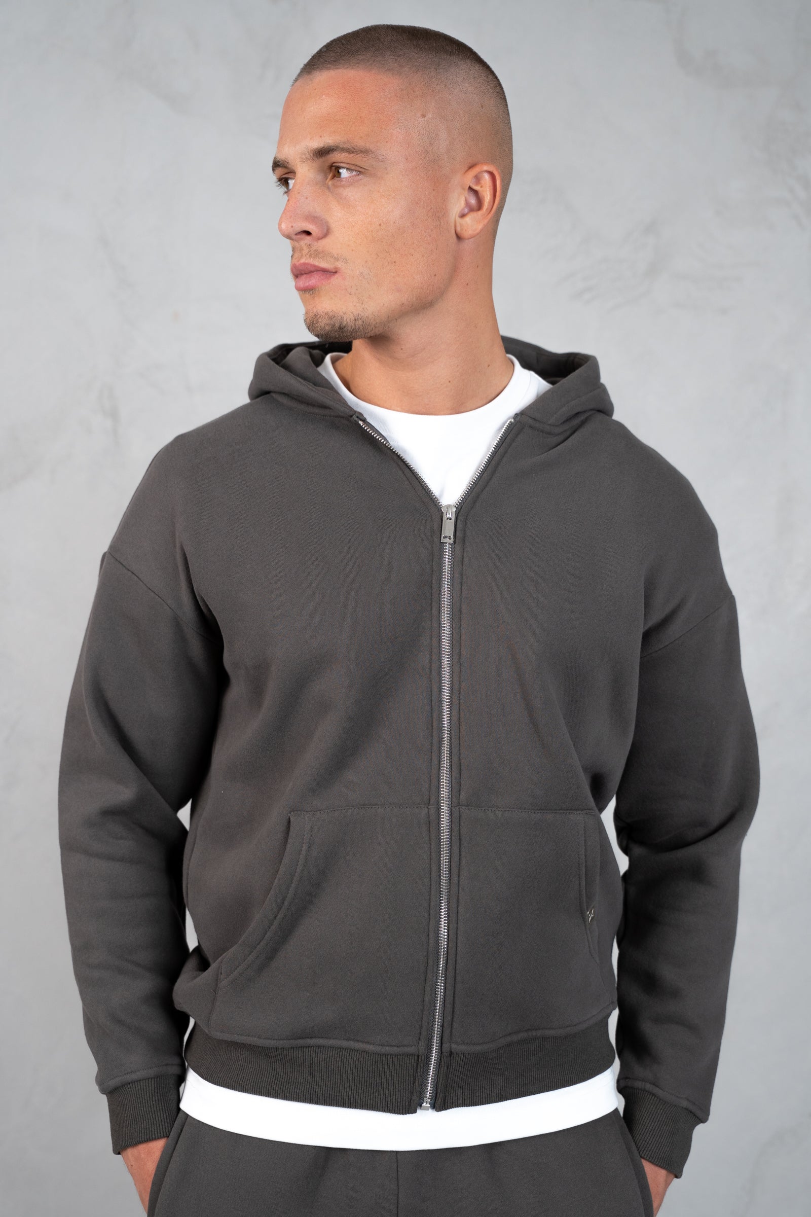 Essential Straight Leg Jogger - Charcoal