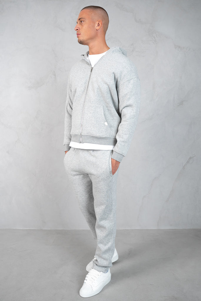 Essential Straight Leg Jogger - Grey Marl