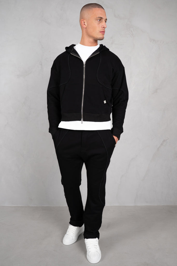 Flow Seam Straight Leg Jogger - Black