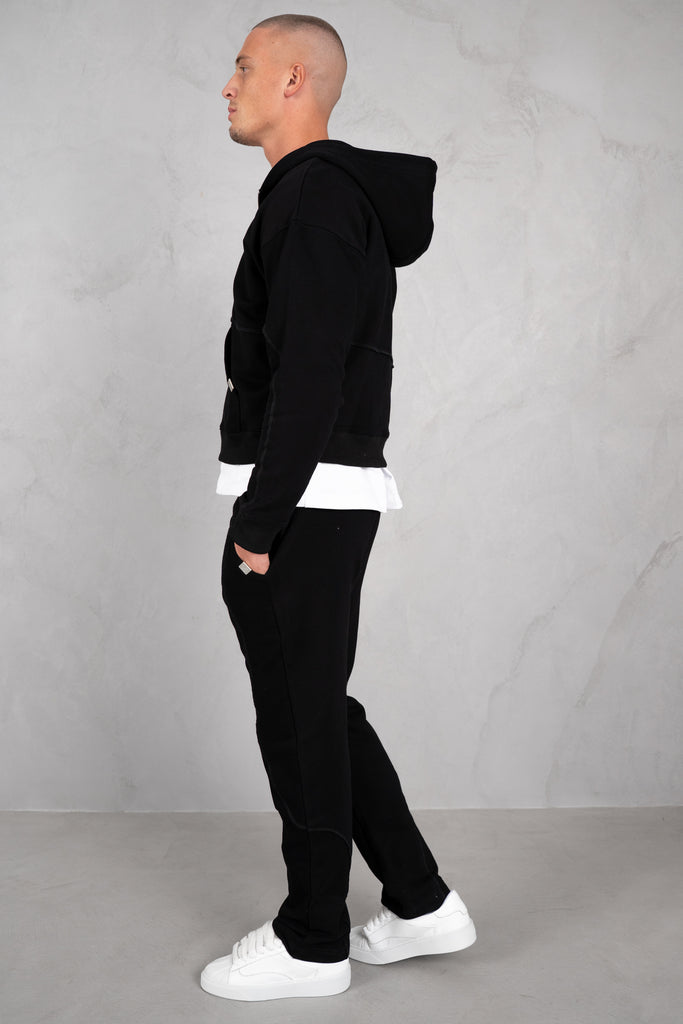 Flow Seam Straight Leg Jogger - Black
