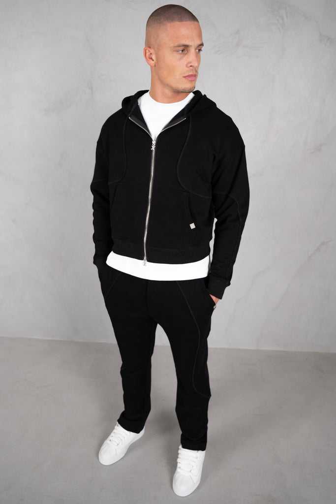 Flow Seam Straight Leg Jogger - Black
