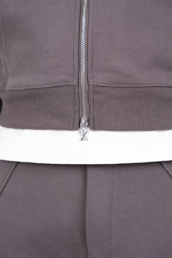 Flow Seam Boxy Hoodie - Charcoal