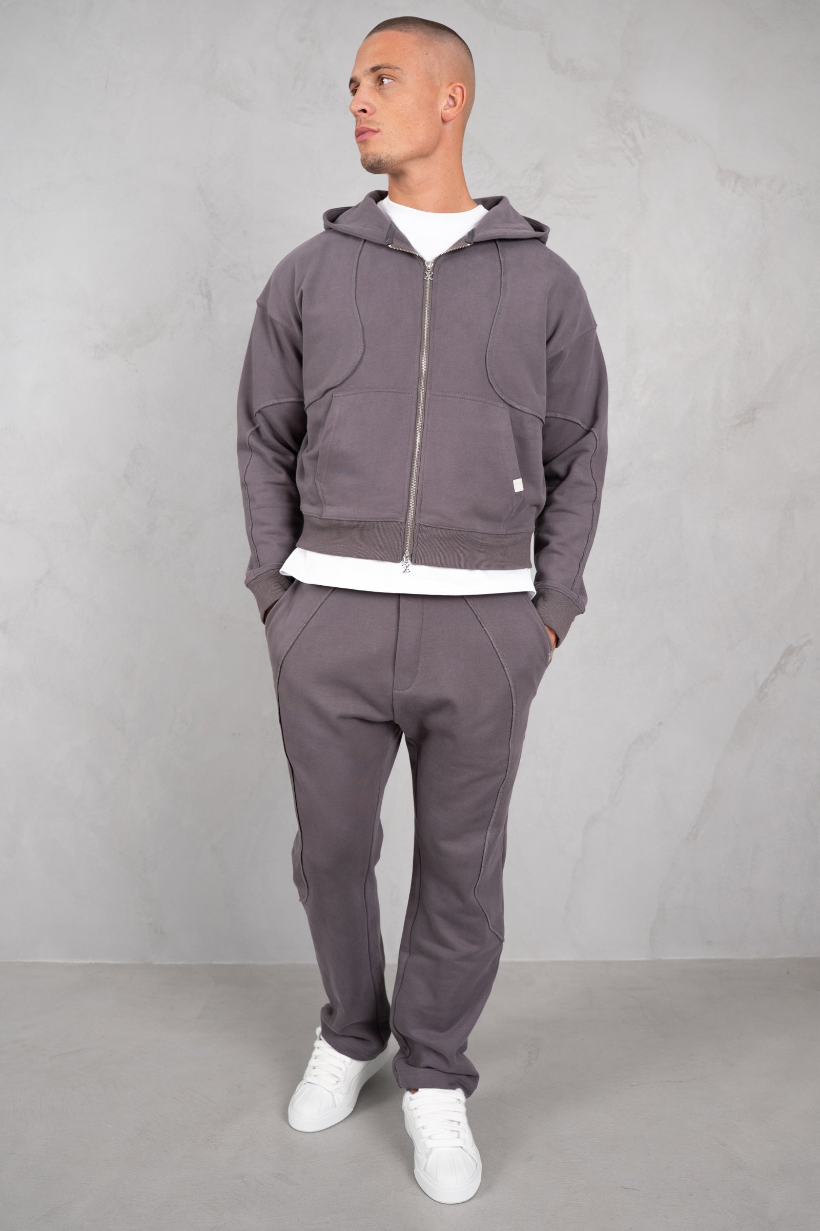 Flow Seam Straight Leg Jogger - Charcoal