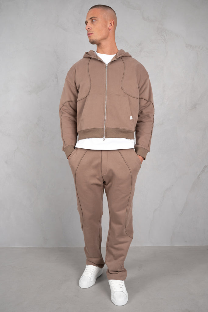 Flow Seam Straight Leg Jogger - Taupe