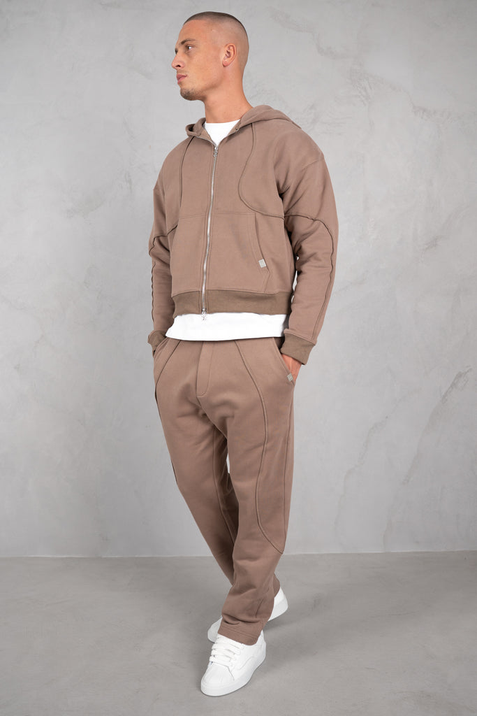 Flow Seam Straight Leg Jogger - Taupe