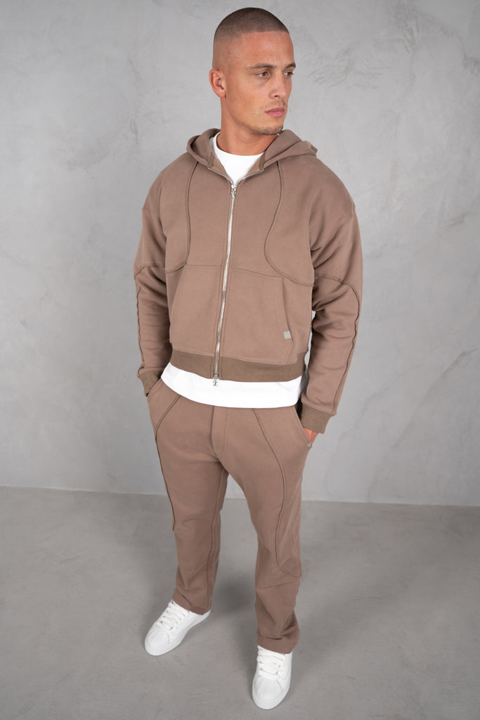 Flow Seam Straight Leg Jogger - Taupe
