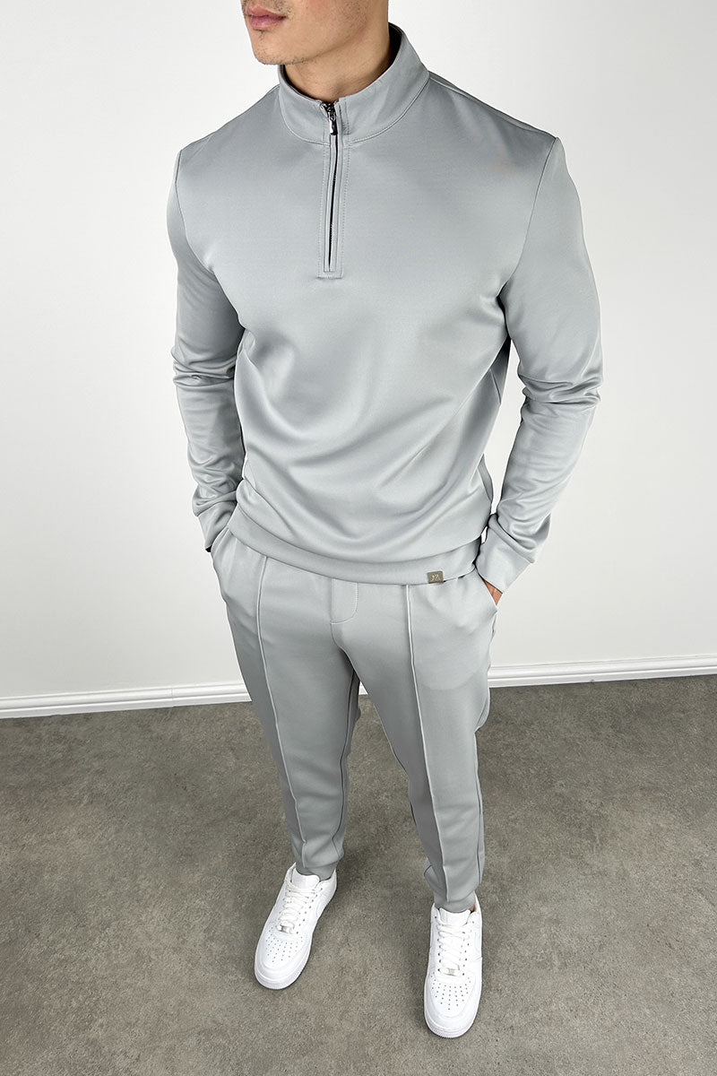 Scuba Quarter Zip Jumper - Grey